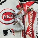 Philadelphia Phillies center fielder Ben Revere catches a fly ball hit by Cincinnati Reds' Ryan Hanigan in the fifth inning of a baseball game, Monday, April 15, 2013, in Cincinnati. (AP Photo/Al Behrman)