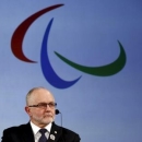President of the International Paralympic Committee Philip Craven attends a news conference after signing a partnership deal with the Toyota Motor Corporation in Tokyo, November 26, 2015.  REUTERS/Thomas Peter