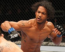 Benson Henderson (above) is the new lightweight champion after beating Frankie Edgar in UFC 144.