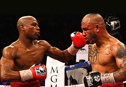 Floyd Mayweather Jr. and Miguel Cotto