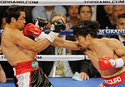 Manny Pacquaio and Juan Manuel Marquez will face off at the MGM Grand in Las Vegas on Saturday night. 