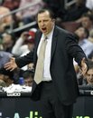 Chicago Bulls coach Tom Thibodeau watches as his team plays against the Philadelphia 76ers in the second half of an NBA basketball game onWednesday, Feb., 1, 2012, in Philadelphia. The 76ers won 98-82.