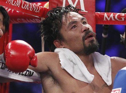 Manny Pacquiao, From The Philippines, Sits