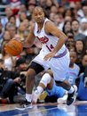 San Antonio Spurs guard Gary Neal brings the ball up in the second half of an NBA basketball game against the Los Angeles Clippers , Saturday, Feb. 18, 2012, in Los Angeles. The Spurs won 103-100 in overtime.