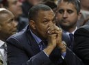 Phoenix Suns coach Alvin Gentry watches as time expires during an NBA basketball game against the Miami Heat in Miami, Tuesday, March 20, 2012. The Heat defeated the Suns 99-95.