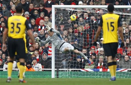 Arsenal's Goalkeeper Wojciech Szczesny Fails