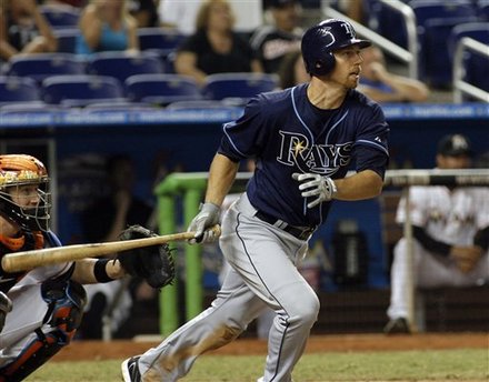 Tampa Bay Rays' Ben Zobrist Hits