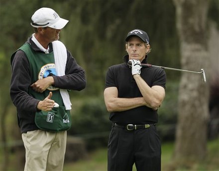 Singer Michael Bolton, Right, On The Spyglass Hill Golf Course