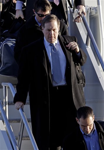 New England Patriots Head Coach Bill Belichick Walks