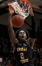 Murray State 's Ed Daniel dunks the ball during the second half of an NCAA college basketball game against SIU-Edwardsville Saturday, Jan. 21, 2012, in Edwardsville, Ill. Murray State won 82-65.