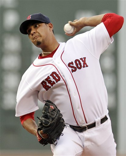 Boston Red Sox Starting Pitcher Felix Doubront Delivers