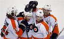 Flyers rally from 3 down for SO win (AP)