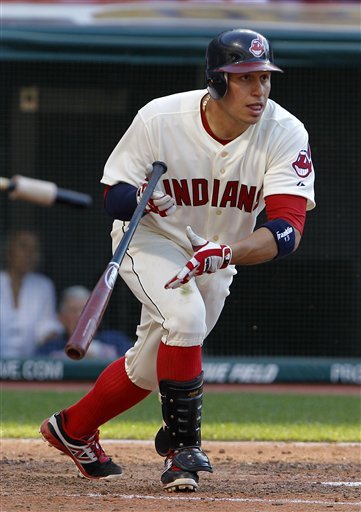 Cleveland Indians' Asdrubal Cabrera Watches