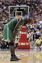 Boston Celtics ' Kevin Garnett reacts after committing a foul in the second half of an NBA basketball game against the Philadelphia 76ers , Friday, March 23, 2012, in Philadelphia. Philadelphia won 99-86.