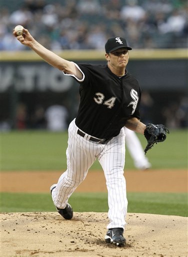 Chicago White Sox Starting Pitcher Gavin Floyd Delivers