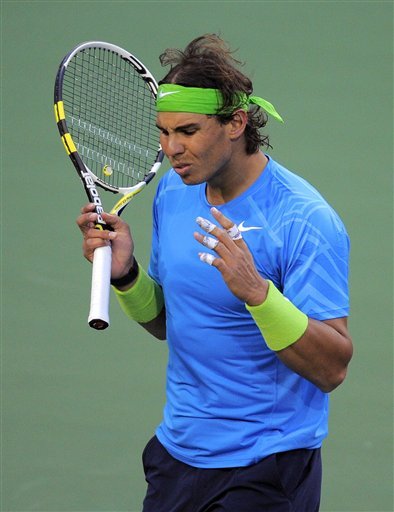 Rafael Nadal, Of Spain, Reacts