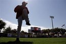 Houston Astros pitcher Jose Valdez throws before a spring training baseball game between the Astros and the Washington Nationals , Sunday, March 4, 2012, in Viera, Fla.