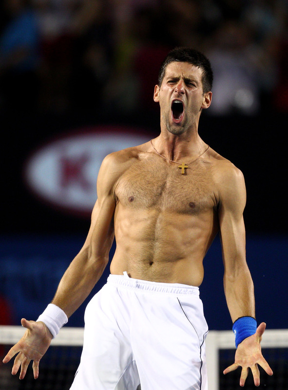 REAL reason Djokovic takes his shirt off at every opportunity. - Tennis