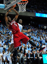CHAPEL HILL, NC - JANUARY 26: Reggie Bullock #35 of the North Carolina Tar Heels fouls C.J. Leslie #5 of the North Carolina State Wolfpack during play at the Dean Smith Center on January 26, 2012 in Chapel Hill, North Carolina. (Photo by Grant Halverson/Getty Images) *** BESTPIX ***