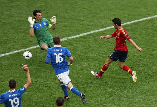   Cesc Fabregas Of Spain Scores