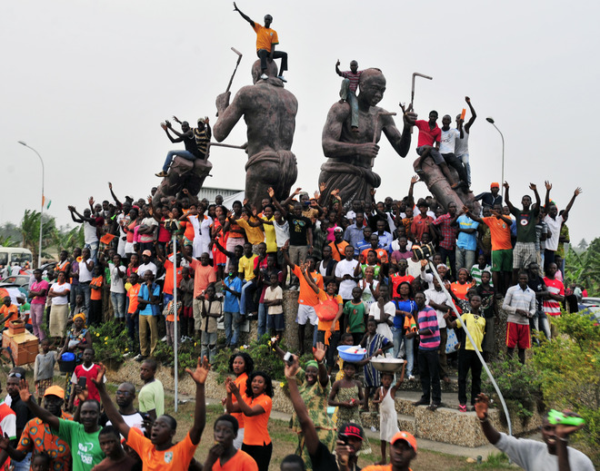 Supporter Of Ivory Coast's