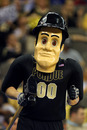 OMAHA, NE - MARCH 18:  Purdue Pete, the mascot of the Purdue Boilermakers performs against the Kansas Jayhawks during the third round of the 2012 NCAA Men's Basketball Tournament at CenturyLink Center on March 18, 2012 in Omaha, Nebraska.  (Photo by Doug Pensinger/Getty Images)