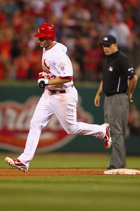  David Freese #23 Of The St. Louis Cardinals Rounds