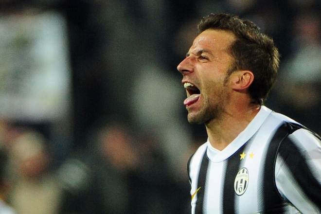 Juventus' Forward Alessandro Del Piero Celebrates