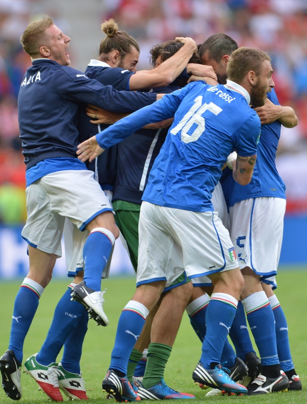 Italy's National Football Team React