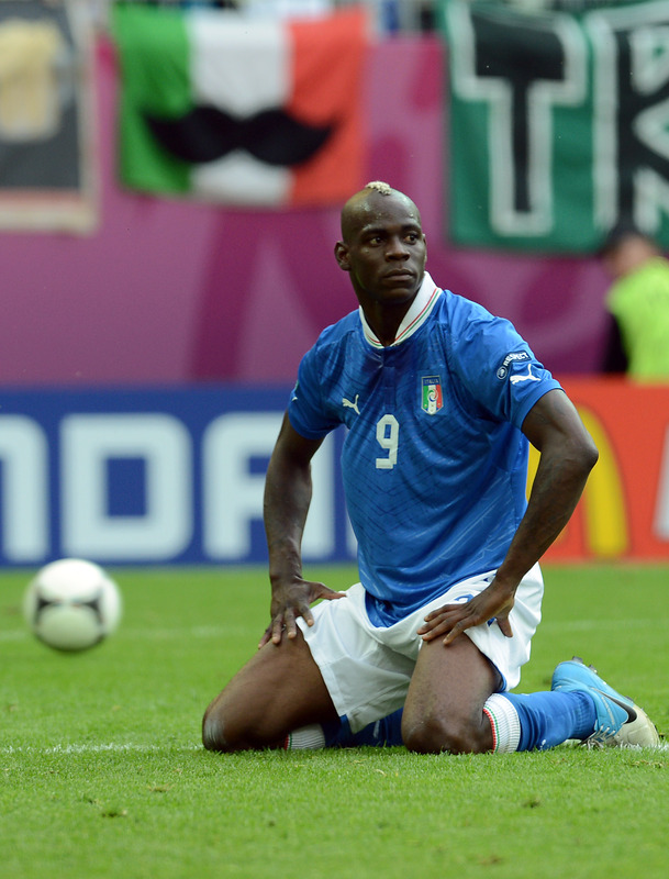 Italian Forward Mario Balotelli Reacts