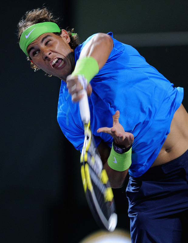  Rafael Nadal Of Spain In Action