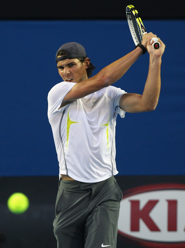  Rafael Nadal Of Spain Plays