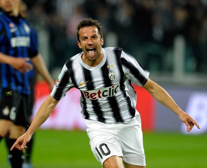   Alessandro Del Piero Of Juventus FC Celebrates