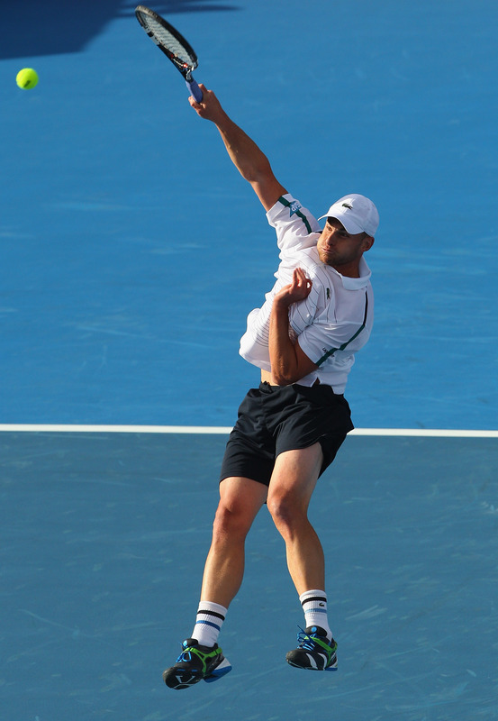 Snapped! Andy Roddick In Flight!