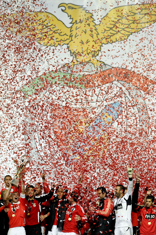 Benfica's Team Celebrates