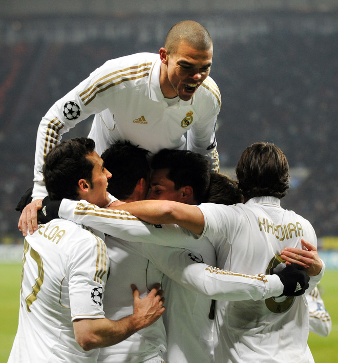 Players Of Real Madrid Celebrate
