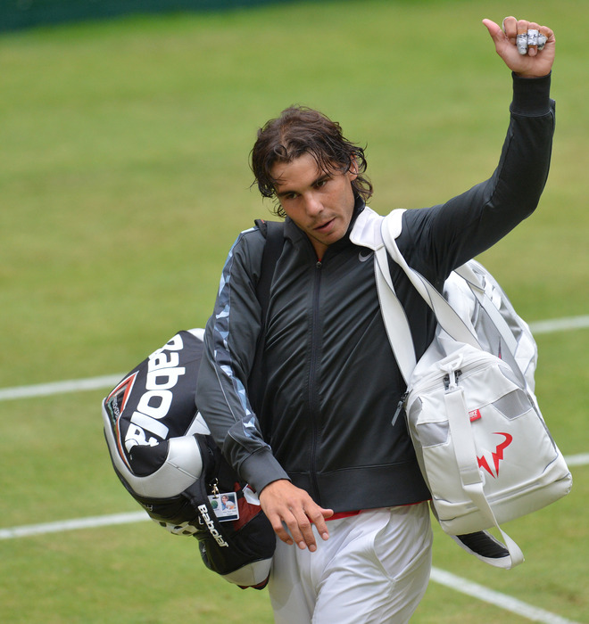 Spain's Rafael Nadal Leaves The Court AFP PHOTO / CARMEN JASPERSENCARMEN JASPERSEN/AFP/GettyImages