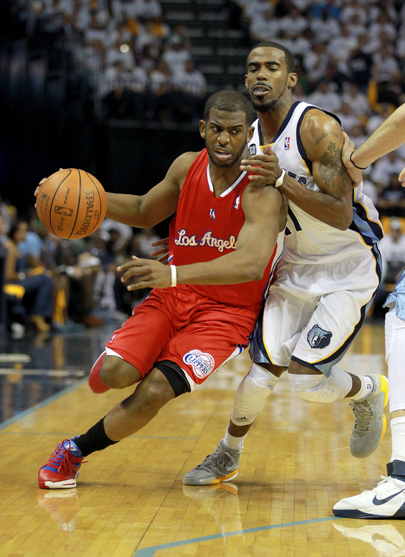   Chris Paul #3 Of The Los Angeles Clippers Dribbles