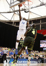 ATLANTA, GA - MARCH 25: Michael Kidd-Gilchrist #14 of the Kentucky Wildcats shoots over Quincy Acy #4 of the Baylor Bears in the first half during the 2012 NCAA Men's Basketball South Regional Final at the Georgia Dome on March 25, 2012 in Atlanta, Georgia. (Photo by Kevin C. Cox/Getty Images)