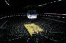 CHARLOTTE, NC - JANUARY 13:  A general view of the Detroit Pistons against the Charlotte Bobcats during their game at Time Warner Cable Arena on January 13, 2012 in Charlotte, North Carolina. NOTE TO USER: User expressly acknowledges and agrees that, by downloading and or using this photograph, User is consenting to the terms and conditions of the Getty Images License Agreement.  (Photo by Streeter Lecka/Getty Images)