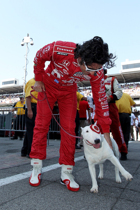 Previous LR Helio Castroneves Driver Of The 3 S 2 of 120 Susie Wheldon