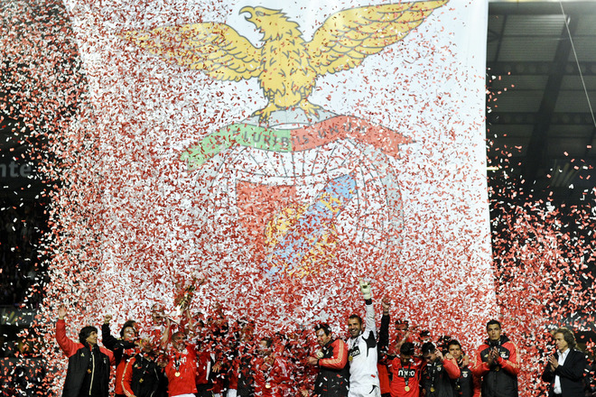 Benfica's Team Celebrates