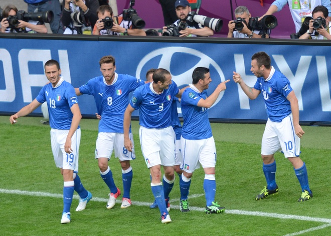 Italian Forward Antonio Di Natale (2nd) Is