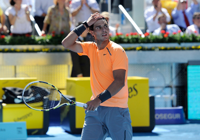 Spanish Rafael Nadal Gestures