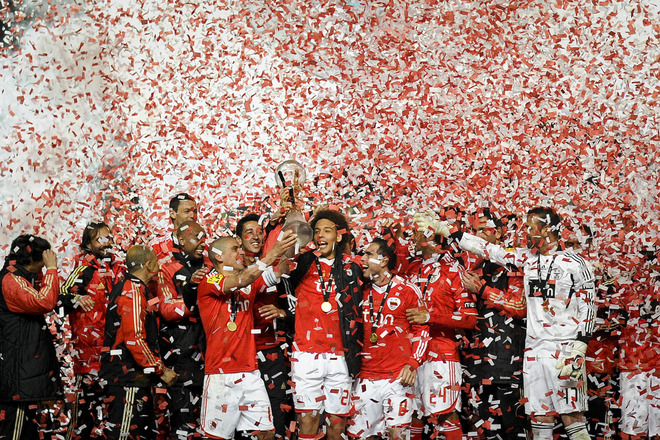 Benfica's Team Celebrates