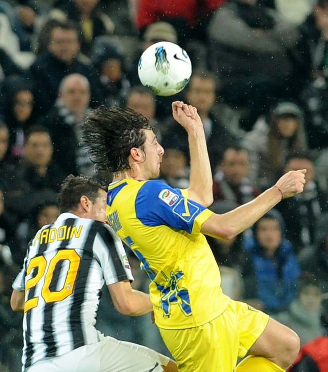 Juventus Midfielder Simone Padoin Fights