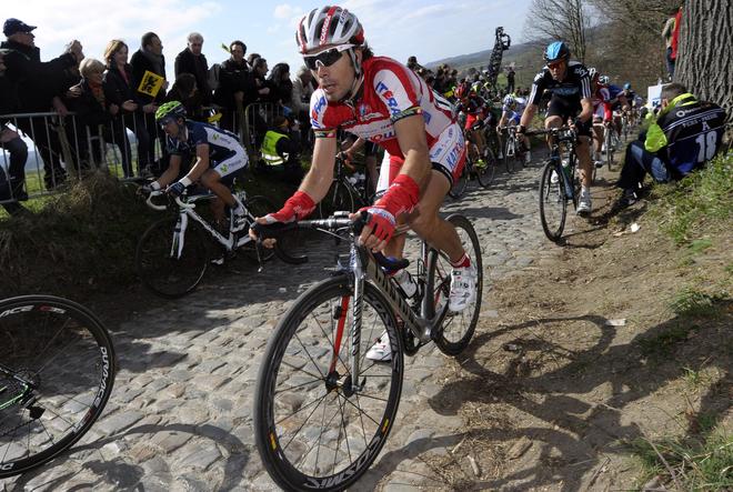 Spanish Cyclist Oscar Freire Of Team Katusha Rides