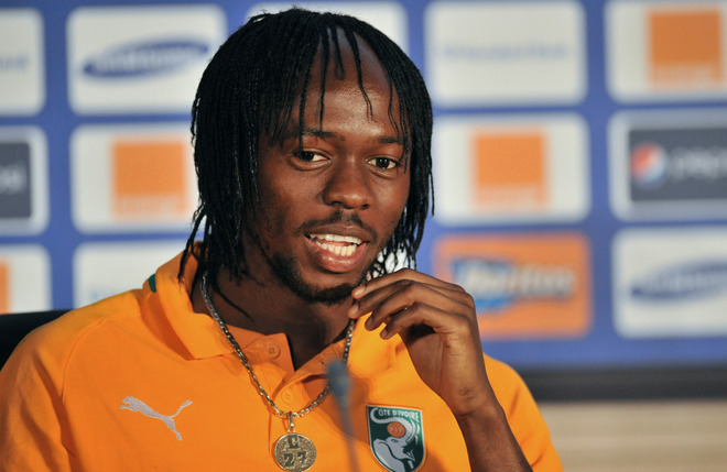 Ivory Coast's Striker Gervinho