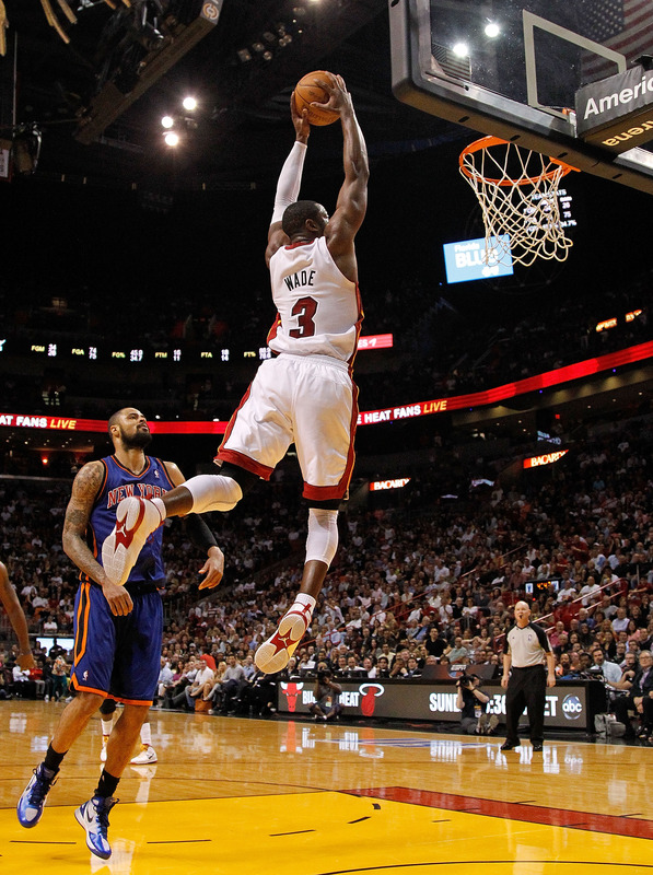  Dwyane Wade #3 Of The Miami Heat Dunks