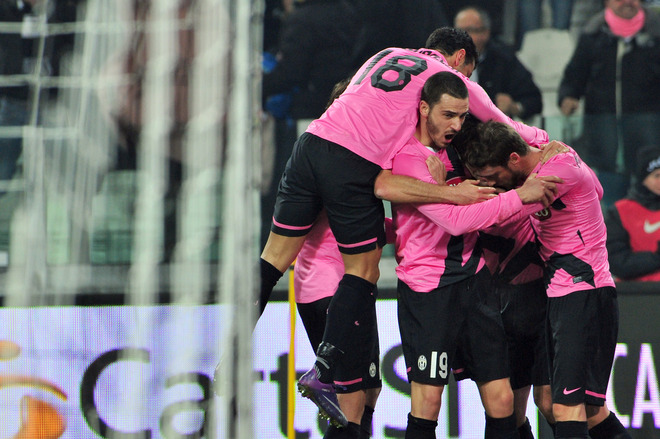 Juventus' Midfielder Andrea Pirlo Celebrates